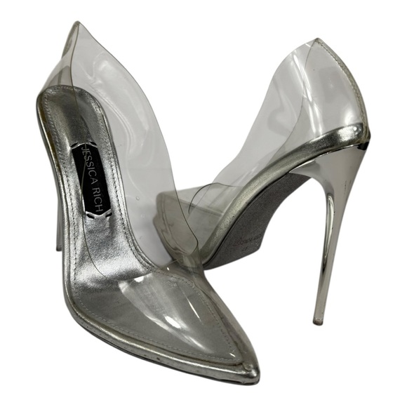 Jessica Rich Fancy pointed Toe Clear pumps‎ 41 - Picture 2 of 5